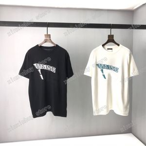 21SSメンズ女性デザイナーTシャツティーニッティンググリーンレター刺繍ジャカードファブリック男ファッションストリートウェアラグセルブラックホワイトS-L