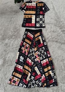 Vrouwen Casual Jurken Sweaters Past Brief Borduurwerk Sweater Set Lady Style Gebreide Mix Kleur Twee Stuk Sets Mini Feestjurk Maat S XL