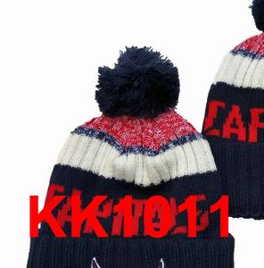 Novos gorro Washington Hóquei 2021 Hot Knit Beanie Pom Knit Bonés Azul Baseball Football Basquete Esporte Beanies Mix Match Order Todos os Caps