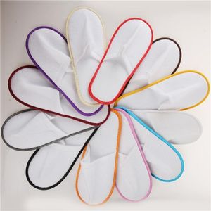 Disposable Slippers Travel Inn SPA Anti-slip Slipperses Home Guest Shoes Breathable Soft