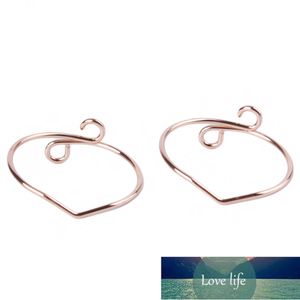 2 pz/set Corea Toe Ring Set a forma di V oro semplice moda piede punta anelli per donna spiaggia femminile gioielli eleganti