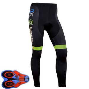 Europcra Mens Cykling 9D Gel Pad Byxor Team Bike Outfits Andningsbara Racing Cykelbyxor Utomhus Sportkläder S21033025