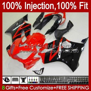 Motocykl Red Black OEM Nadwozie dla Honda CBR600FS CBR 600 F4 FS CC 600F4 Body 54NO.132 CBR600F4 99 00 CBR600 F4 1999 2000 600CC 1999-2000 Wtrysk Morski