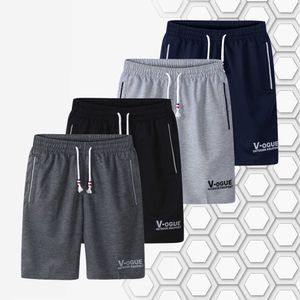 Sommer-Shorts für Herren, Jogger-Shorts, elastische Taille, Bermudas, Kordelzug, Sweat-Shorts, leicht, Übergröße 5XL, 210603