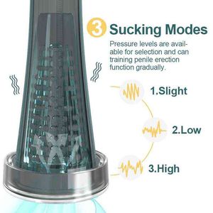 NXYSex pompa giocattoli 2 IN 1 pompa elettrica per pene maschile masturbatore a vuoto ingrandimento del pene Enhancer trainer strumento per adulti giocattoli per uomini 1125