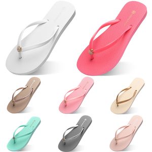 Damskie kapcie Moda Flip Flops Beach Hotel Indoor Slipper Potrójny Czarny Różowy White Lemon Green Grey Blue Kobiet Buty sześćdziesiąt sześć