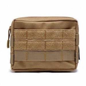 Tactical Pocket Organizer EDC Pouch Military Belt Pouch Waterproof Hunting Pack Tool Bag Small Army Utility Bags Q0721