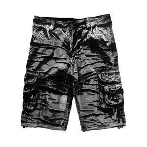 Letnie Szorty Cargo Mężczyźni Fajne Camouflage Casual S Krótkie Spodnie Odzież Marka Wygodne Camo Brak Pas