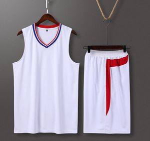 8768 65466 Blank Custom Jersey Leave message in Order Size S-3XL White Red Grey Men Women Youth