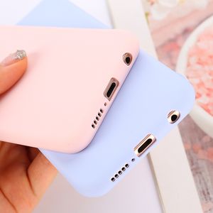 Candy Color Case для Huawei Y6 Y5 Prime 2018 P20 P9 P10 Mate 10 Lite Honom 10 9 Lite 7C 7A Pro 7x 8x P Смарт мягкие кремния