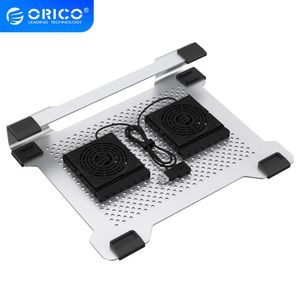 ORICO 15 inch Aluminum Cooling Pad Portable Notebook Gaming Cooler Stand with 2 Fans 3000CRM and USB Port mac Laptop