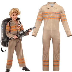 Baby Kids Ghostbusters Tute Costume Cosplay Bambini Boy Girl Ghostbusters Cosplay Tuta Costumi di Halloween Party Q0910