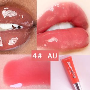 Sexig läppplattor Vattentät Långvarig Makeup LipGloss Moisturizer Lips Pump Glans