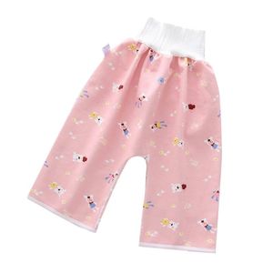 Stoffwindeln Winter Kinder Bedruckte Windel Bequeme wasserdichte und auslaufsichere elastische Taille Lose Shorts Couche Lavable Baby