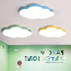 Modern Children's bedroom LED dimming Cloud-shaped ceiling light simple living room creative kindergarten