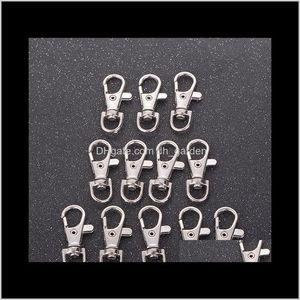 Clasps Ganchos Componentes Jóias Split Clip Gancho Buckle Lobster Fecho Swivel Chave Ring Ring ENTREGA ENTREGA 2021 J50RT