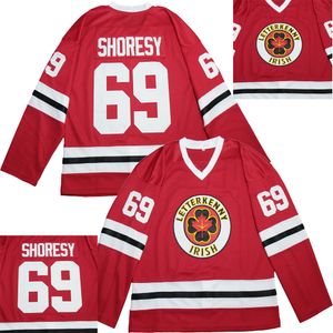 Hockey su ghiaccio Serie TV Letterkenny Irish Jerseys 69 Shoresy Jersey Summer Christmas Moive Team Home Colore rosso Uomo 021