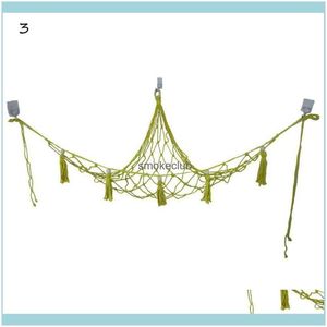 そしてカムハイキングスポーツアウトドアキャンプ家具ぬいぐるみ動物ハンドウ編みコットンロープバスルームコーナーハンモック吊り保管オーガナイザーNE