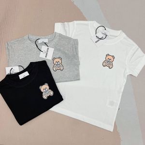 Lüks Tasarımcı Çocuk Yaz Giysileri Gençler Çocuklar Için T-shirt Markalar Erkek Kız Kısa Kollu Toddler Butik Toptan Giyim