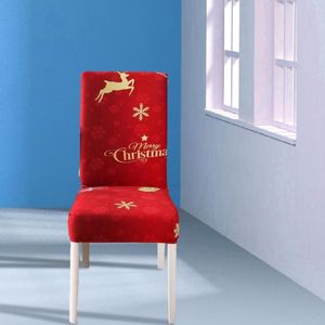 椅子カバーカバー赤いクッションポリエステルすべてのマッチされたファッション伸びた厚いクリスマスシート