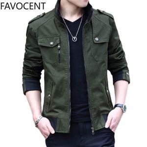 Giacca da uomo Moda Esercito Giacca militare Cappotti da uomo Giacca bomber Stand Maschile Cappotti casual Streetwear Chamarras Para Hombre 211105