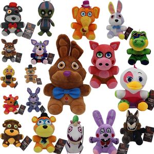 Najnowszy Pluszowy Harem Teddy Niedźwiedź Pluszowa Zabawka 18 cm Noce w Freddy's Animals Złoty Freddy Fazbear Mangle Foxy Bears Bonnie Chica