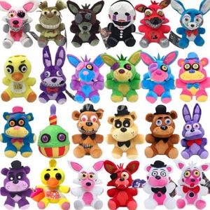 Party Favor Fnaf Plush Toys Bonnie Chica Cupcake Foxy Golden Fazbear Nightmare Sister Plats Kids Toy Birthday Christmas Gifts