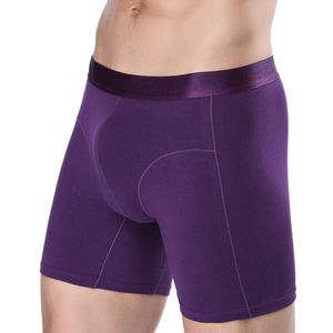 Underpants Long Boxer Shorts Panties Man Underwear Anti Wear Leg Running Men Natural Cotton Comfortable Soft Fitness XXXL