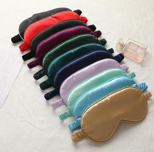 19 style Silk Rest garden home Sleep Eye Mask Padded Shade Cover Travel Relax Blindfolds Sleeping Beauty Tools