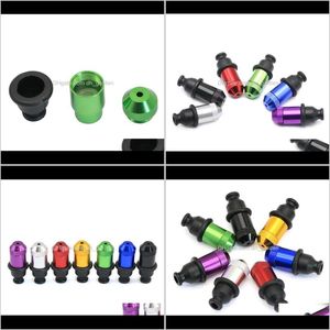 Accessories Household Sundries Home & Garden Drop Delivery 2021 Metal Small Snuff Pipes Circular Heads Nipple Shapes Smoke Pipe Multi Colors