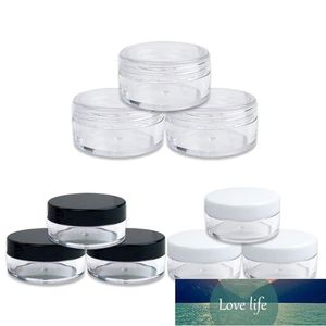 50 pz 2G / 3G / 5G / 10G / 10G / 20G PLASTICA Cosmetici Jar Trucco Box per il trucco Nail Art Storage Pot Container Chiaro Campione Lozione Crema per la crema per la crema Fabbrica Prezzo di fabbrica ESPOSTO DI PROGETTAZIONE