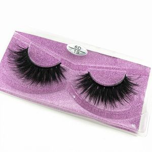 False Eyelashes Fake Lashes Long Makeup 3D Mink Handmade Full Strip Eyelash Extension 6D 20mm For Beauty 500 pairs DHL