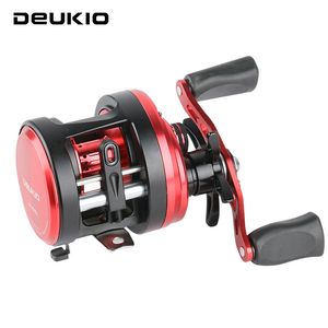 Fiske Reel Max Drag Power 6kg Baitcasting Reels 4.7: 1 Höghastighetsutrustning Saltvatten Bass Gädda Fiske