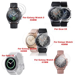 Für Galaxy Watch 46mm 42mm Uhr 3 41 / 45mm gehärtetes Glas an Samsung Getriebe S3 S2 Displayschutzfolien