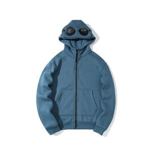 Herrjacka höstens dragkedja hoodie casual vild pullover tröja glasögon kofta asiatisk storlek lång raii