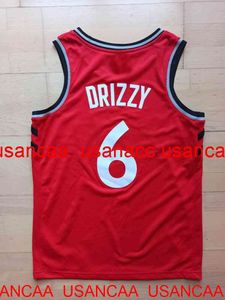 Stitched RARE Drake "Drizzy" #6 Swingman Jersey JERSEY custom men women youth basketball jersey XS-5XL 6XL