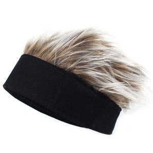 Homens Mulheres Beanie Wig Hat Divertido Cabelo Curto Tampões Respirável Soft for Party Outdoor Nin668