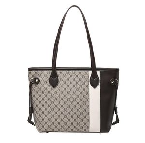 Female Bags Trend Wild Texture Printing Totes Fashion Shoulder Bag Large-Capacity Handbag