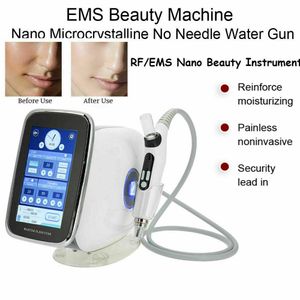 Portatile 3in1 EMS Microneedle RF Macchina per mesoterapia Meso Iniezione Lifting del viso Stringere la bellezza Sbiancamento Rimozione delle rughe