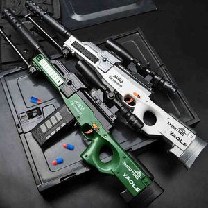 Bullet Electric Automatic Rifle Water Bomb Gel Sniper Toy Gun AWM Elektryczne Ciągłe Miękka Bullet Toy Can Fire Sniper Pistolet EAT SAME SAME