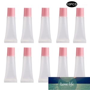 10 pcs transparente oblíqua boca vazia diy labial brilho tubos armazenamento cosmético recipientes de armazenamento senhoras compõem labelo batom tubos1