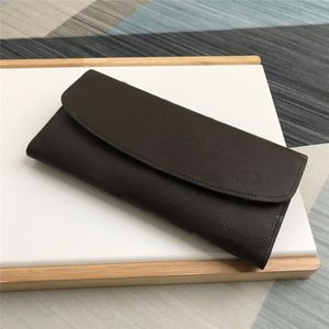 Portafogli marrone classico di design Portafoglio da donna con cerniera Portafoglio lungo di lusso stampato personalizzato con fessure per carte M60697