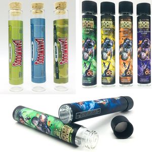 Wholesale empty glass bottles for sale - Group buy Empty Moonrock Preroll Tubes mm King Size Glass Bottle OEM Stickers Welcome Dry Herb Joints Packaging Prerolled Blunt Dankwoods Tube