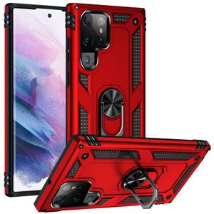 Casos telefônicos de kickstand anti-queda para Samsung Galaxy S24 S23 Fe S22 Ultra S21 PLUS A55 A35 A25 A15 A54 A34 A24 A14 A73 A53 A33 A23 A13 Armour PC Shell