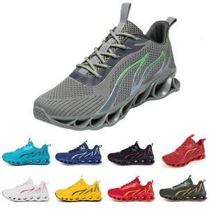Correndo Sapatos Não-Brand Homens Fashion Trainers Branco Negro Amarelo Vermelho Marinho Azul Criado Green Mens Sports Sneakers # 97