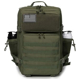 QTQY 50L Zaino tattico militare Borsa militare Caccia MOLLE Zaino PALESTRA Per uomo EDC Zaino da trekking all'aperto Portabottiglie da stregaCX 220309CX220309