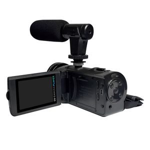 Professionelle digitale Camcorder-Kamera mit Objektivmikrofon, 1080P HD, 16 Millionen Pixel, Handheld-DV-Aufnahme