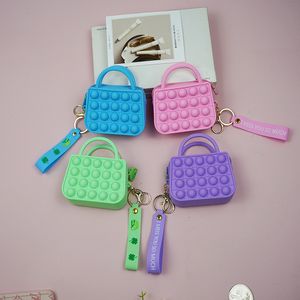 Party Zappeln Blase Kette Tasche Niedliche Dame Handtasche Geldbörsen Kinder Junge Mädchen Roman Cooles Design Crossbody Fanny Pack Push Sensorische Puzzle Spielzeug Frühe Lean Bildung 2022