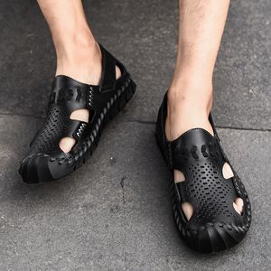 Sandálias na moda originais mulheres de homens ao ar livre feminino respirável e leve Sandy Beach Shoes Chinelos Flip-Flops Bottom