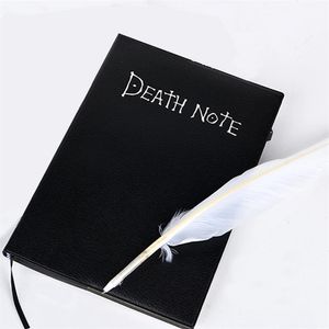 Death Notebook Note Book Cosplay Journal Diary Feather Theme Anime Writing Pen Art 210611